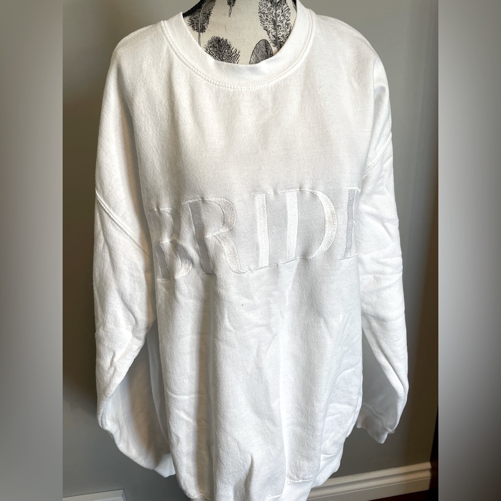 BRIDE Embroidered Sweatshirt 👰‍♀️ 💍